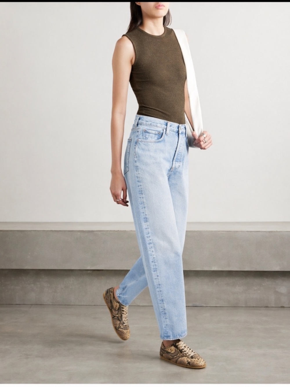 AGOLDE 90's Mid Rise Loose Fit Jeans in Snapshot Revolve Anthropologie faborite